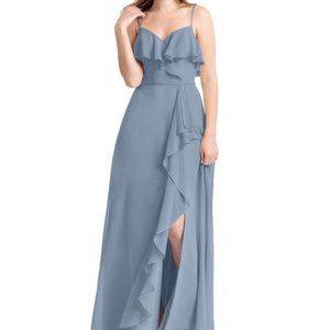 Azazie Tami Dusty Blue Bridesmaid Dress